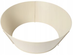 Beliani Osłonka pod choinkę IMATRA Żelazo Beżowy 65 cm 5