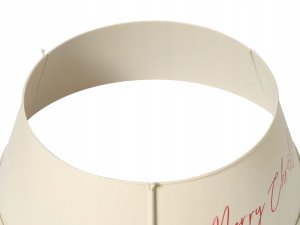 Beliani Osłonka pod choinkę IMATRA Żelazo Beżowy 65 cm 6