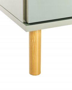 Beliani Szafka nocna 2 szuflady WALPOLE Zielony 9