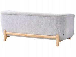 Beliani Komplet wypoczynkowy dla 5 osób ALNOR Jasnoszary 8