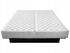 Beliani Łóżko wodne Welur ROUEN 180 x 200 cm Ciemnoszary 13