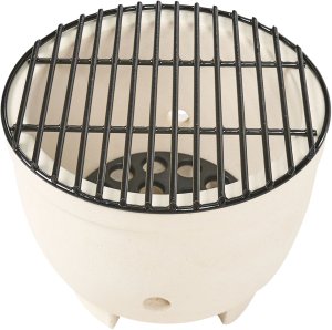 Beliani Mini grill węglowy KAMADO Ceramika Czarny 11