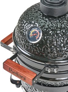 Beliani Mini grill węglowy KAMADO Ceramika Czarny 12
