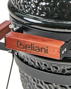 Beliani Mini grill węglowy KAMADO Ceramika Czarny 14