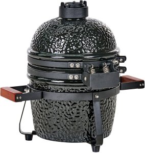 Beliani Mini grill węglowy KAMADO Ceramika Czarny 8