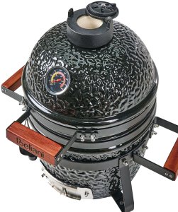 Beliani Mini grill węglowy KAMADO Ceramika Czarny 10