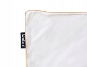 Beliani Poduszka trzykomorowa ETNA Wysoka Kacze pióra i puch 40 x 80 cm Biały 6