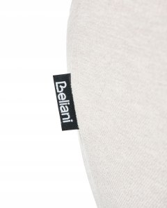 Beliani Krzesło do jadalni Obrotowy CORBIE Złamana biel 8