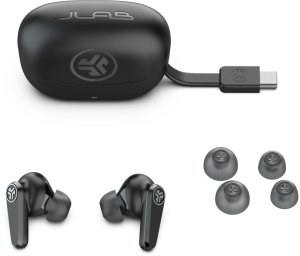 Słuchawki JLab Audio JLab Go Pods ANC Zestaw słuchawkowy True Wireless Stereo (TWS) Douszny Połączenia/muzyka Bluetooth Czarny 2