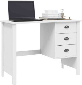 Biurko vidaXL Białe 100 cm x 45 cm 3