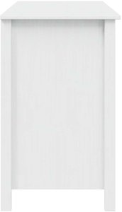 Biurko vidaXL Białe 100 cm x 45 cm 6