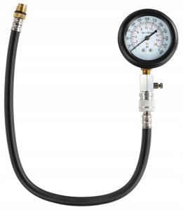 Powermat MIERNIK CIŚNIENIA SPRĘŻANIA BENZYNA TESTER POZIOMU KOMPRESJI SILNIKA ZESTAW 9