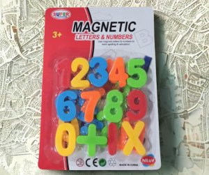 Kontext Zestaw magnetycznych literek i cyferek dla dziecka - LITERKI I CYFERKI XL 2