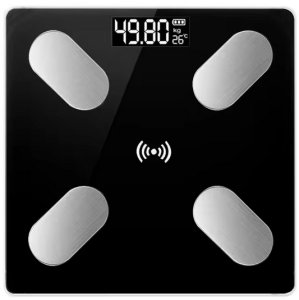 Cooper & Pals Waga łazienkowa elektroniczna bluetooth smart LCD B2017 CZARNA 4