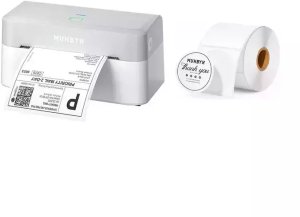 Drukarka etykiet Drukarka Termiczna do etykiet i naklejek MUNBYN RW403b Bluetooth + USB 3