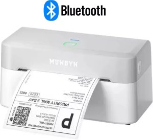 Drukarka etykiet Drukarka Termiczna do etykiet i naklejek MUNBYN RW403b Bluetooth + USB 4