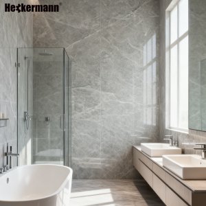 Heckermann Samoprzylepny panel ścienny 30x60cm (10szt) Marmur 6210 Połysk 3D PCV Laminat 7