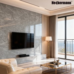Heckermann Samoprzylepny panel ścienny 30x60cm (10szt) Marmur 6210 Połysk 3D PCV Laminat 8