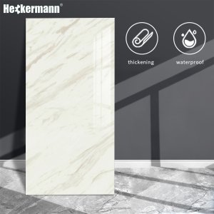 Heckermann Samoprzylepny panel ścienny 40x80cm (10szt) Marmur 6018 Połysk 3D PCV Laminat 4