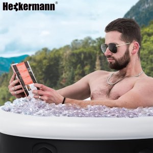 Heckermann Wanna lodowa do morsowania Heckermann okrągła 370L basen balia przenośna 2