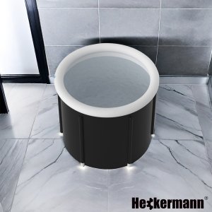 Heckermann Wanna lodowa do morsowania Heckermann okrągła 370L basen balia przenośna 10