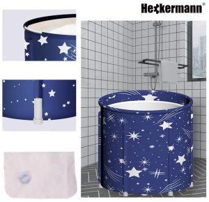 Heckermann Wanna lodowa do morsowania Heckermann okrągła 250L basen balia przenośna 12