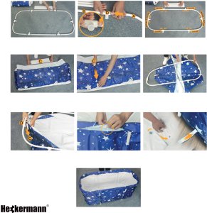 Heckermann Wanna lodowa do morsowania Heckermann okrągła 250L basen balia przenośna 14