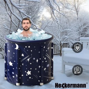 Heckermann Wanna lodowa do morsowania Heckermann okrągła 250L basen balia przenośna 2