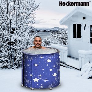 Heckermann Wanna lodowa do morsowania Heckermann okrągła 250L basen balia przenośna 4