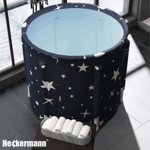 Heckermann Wanna lodowa do morsowania Heckermann okrągła 250L basen balia przenośna 6