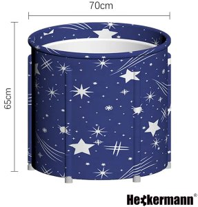 Heckermann Wanna lodowa do morsowania Heckermann okrągła 250L basen balia przenośna 8