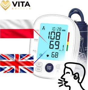 Ciśnieniomierz Vita Vitale Ciśnieniomierz naramienny na baterie Vita Vitale FC-BP102 mówi po polsku 13