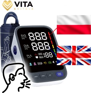 Ciśnieniomierz Vita Vitale Ciśnieniomierz naramienny na baterie Vita Vitale FC-BP113 mówi po polsku 14