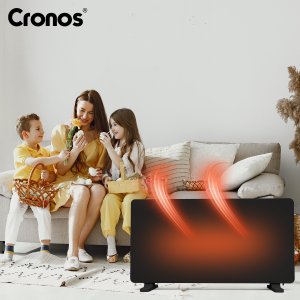 Grzejnik Cronos Grzejnik elektryczny Cronos CH-2000RTWP Full Black Termostat WiFi 4