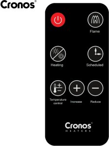 Grzejnik Cronos Kominek grzejnik elektryczny wolnostojący Cronos z termowentylatorem 15