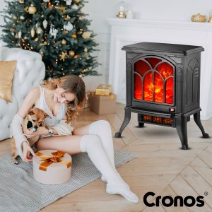 Grzejnik Cronos Kominek grzejnik elektryczny wolnostojący Cronos z termowentylatorem 3