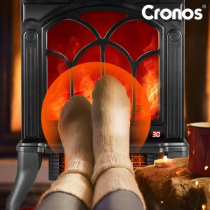 Grzejnik Cronos Kominek grzejnik elektryczny wolnostojący Cronos z termowentylatorem 6