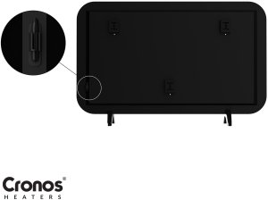 Grzejnik Cronos Grzejnik elektryczny na podczerwień 750W Panel promiennik IR Cronos MT750TWP Full Black WiFi 11