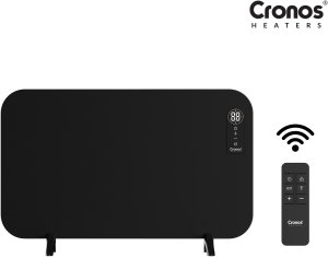 Grzejnik Cronos Grzejnik elektryczny na podczerwień 750W Panel promiennik IR Cronos MT750TWP Full Black WiFi 12