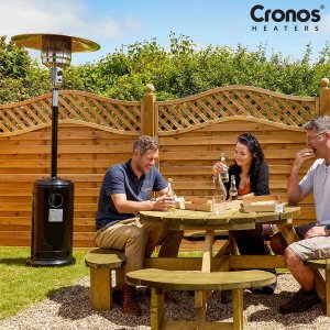 Cronos Parasol grzewczy gazowy FSD-A-XX Ogrzewacz tarsowy Piramida 13kW 8