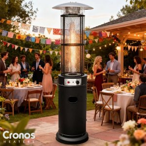 Cronos Parasol grzewczy gazowy Cronos FSD-E-XX Ogrzewacz tarsowy Piramida 11kW 2