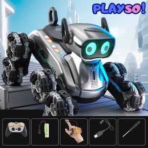 PlaySo Zdalnie sterowany pies robot na pilota i gesty HD5100 3