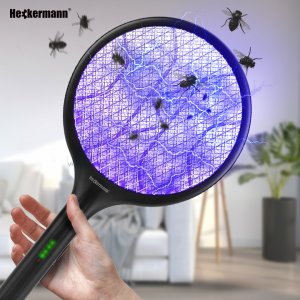 Heckermann Elektryczna packa łapka na owady Heckermann WD-9018 Czarna Lampa Owadobójcza na Muchy Komary Ćmy Osy Mole Meszki 4