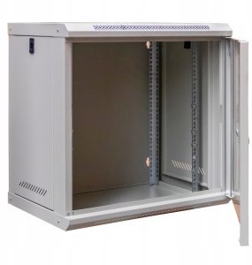 Szafa Netberg SZAFA RACK 19" 12U NETBERG Wisząca Instalacyjna 600x400 mm szara Otwierane boki 3