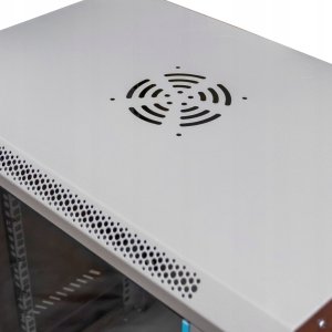 Szafa Netberg SZAFA RACK 19" 12U NETBERG Wisząca Instalacyjna 600x400 mm szara Otwierane boki 5