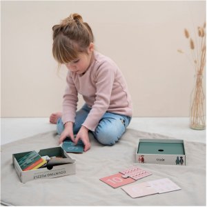 trixie baby TRIXIE BABY - Puzzle do nauki liczenia, Zwierzęta 5