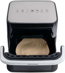 Frytkownica beztłuszczowa BERGMANN Frytkownica Beztłuszczowa 10L AIR FRYER BERGMANN 2000W 14 PROGRAMÓW 14