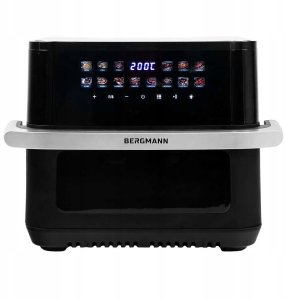 Frytkownica beztłuszczowa BERGMANN Frytkownica Beztłuszczowa 10L AIR FRYER BERGMANN 2000W 14 PROGRAMÓW 2