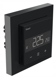 heat it Termostat Heatit Z-TRM6 Black Matt Z-Wave Thermostat 3600W 16A 868,4 Mhz 5