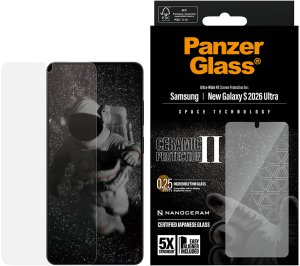 PanzerGlass Szkło ochronne PanzerGlass Ceramic Screen Protector Samsung Galaxy S26 Ultra | U-Wide Fit w. EasyAligner 2